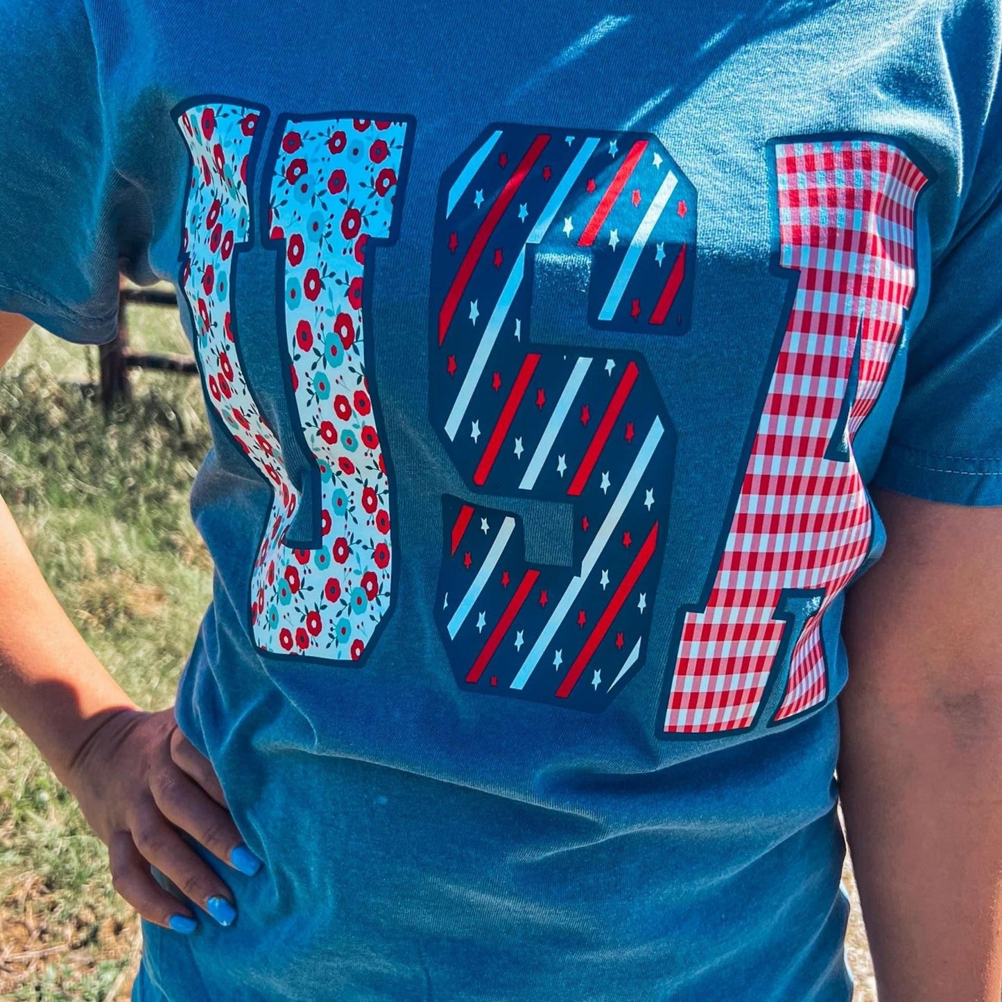 Liberty Letters USA Tee