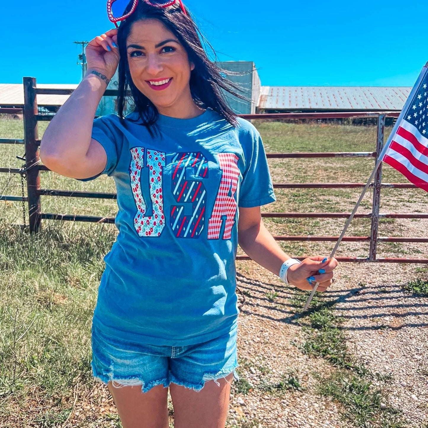 Liberty Letters USA Tee