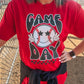 RED BASEBALL GAMEDAY TEE