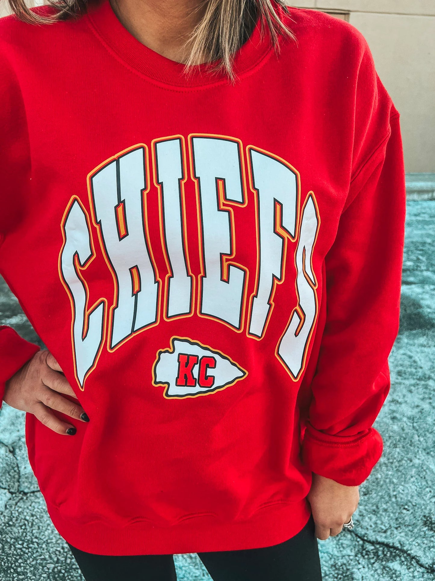 CHIEFS LARGE FONT SWEATSHIRT