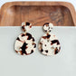 Penny Cowhide Earrings