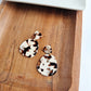 Penny Cowhide Earrings