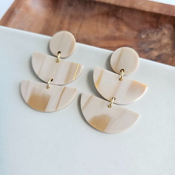 Emmy Golden Ivory Earrings