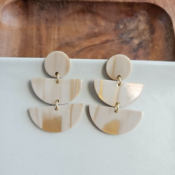 Emmy Golden Ivory Earrings