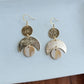 Eclipse Golden Ivory Earrings