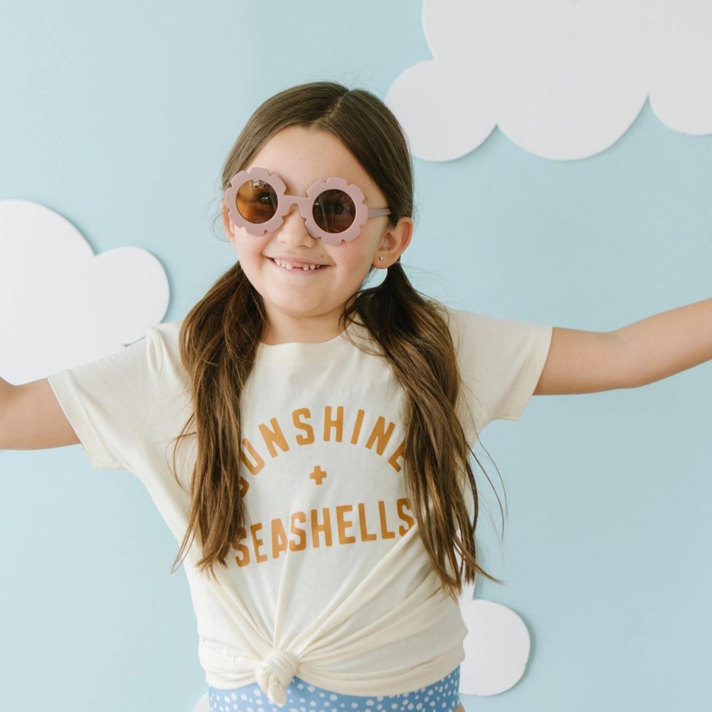 Sunshine + Seashells Toddler and Youth Beach Shirt