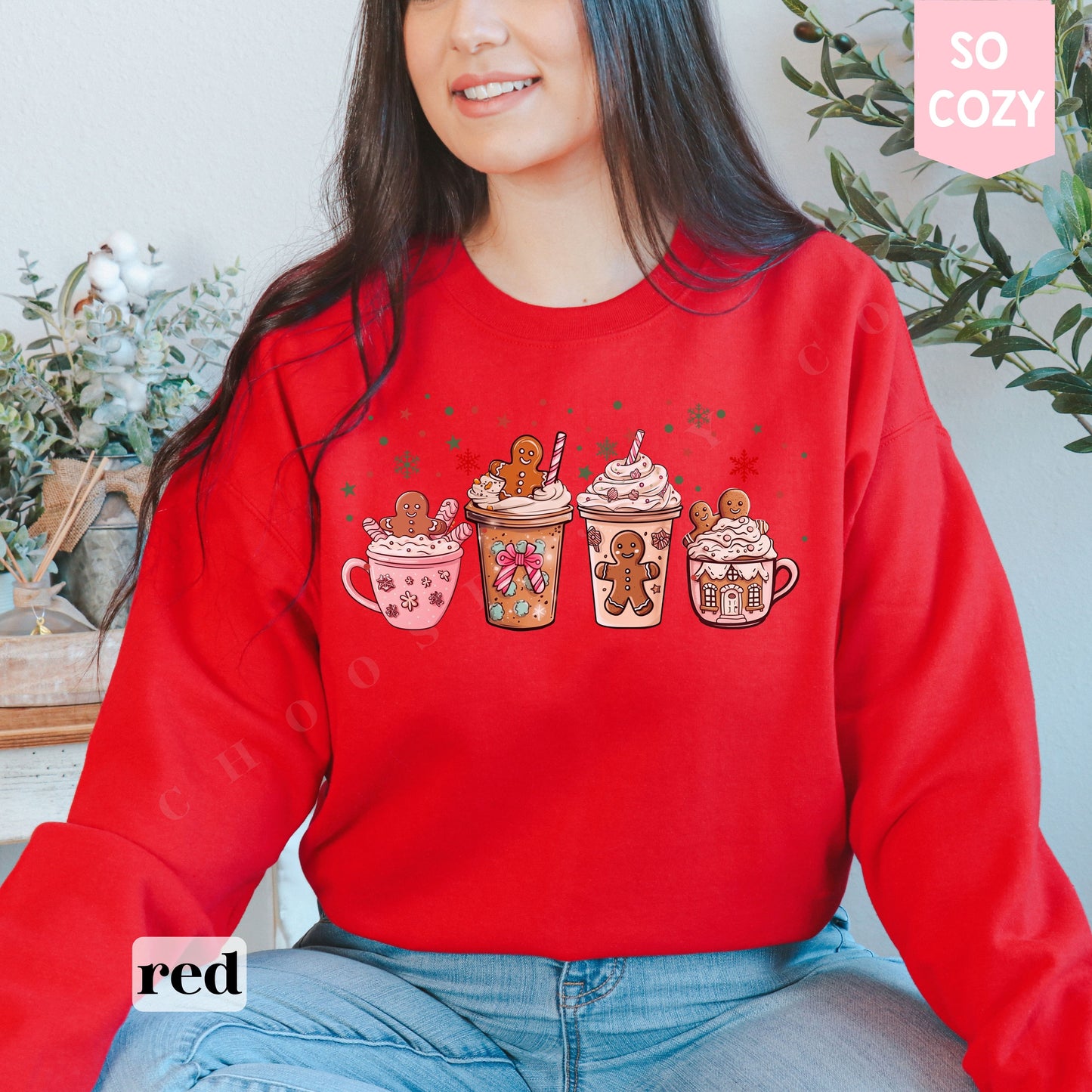 Gingerbread Coffee Christmas Sweatshirt