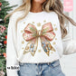 Coquette Nativity Scene Bow Sweatshirt