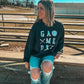 BLACK GAMEDAY BASEBALL SWEATSHIRT