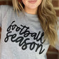 Cursive Football Season Tee Plus Size