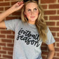 Cursive Football Season Tee