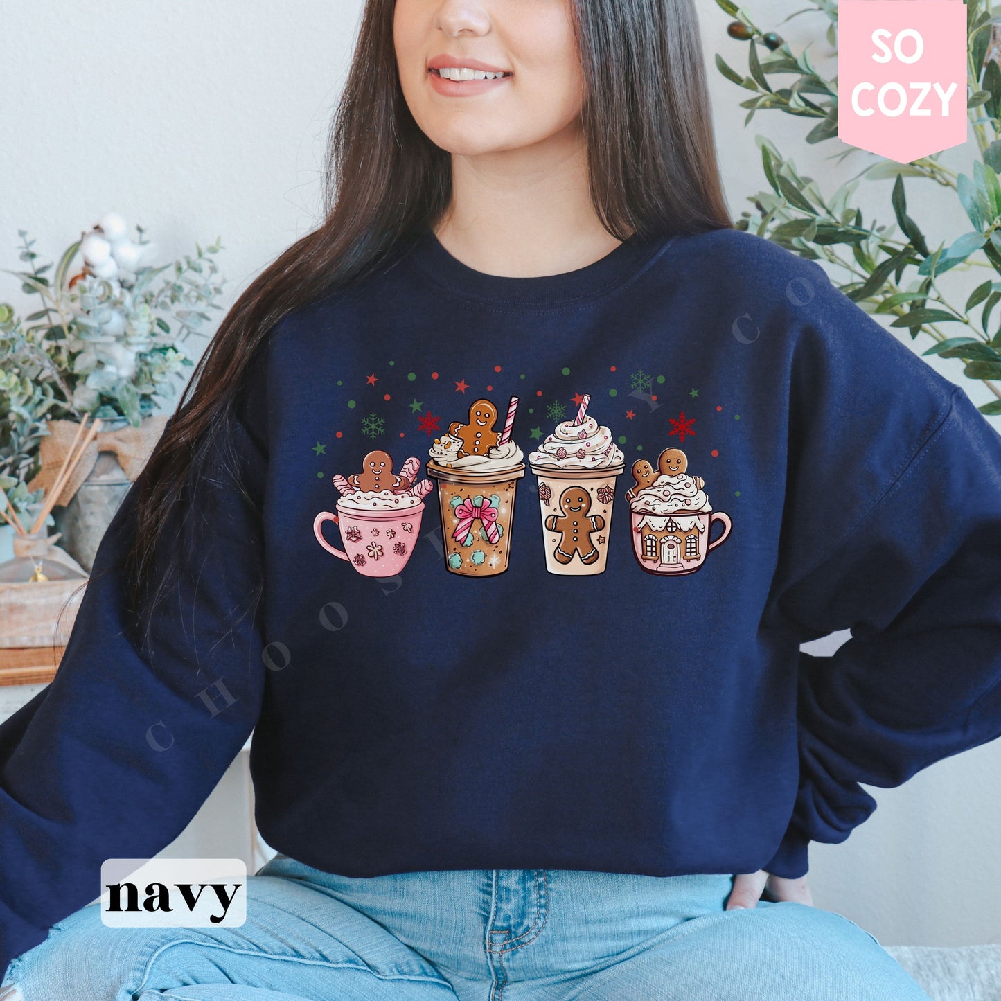 Gingerbread Coffee Christmas Sweatshirt