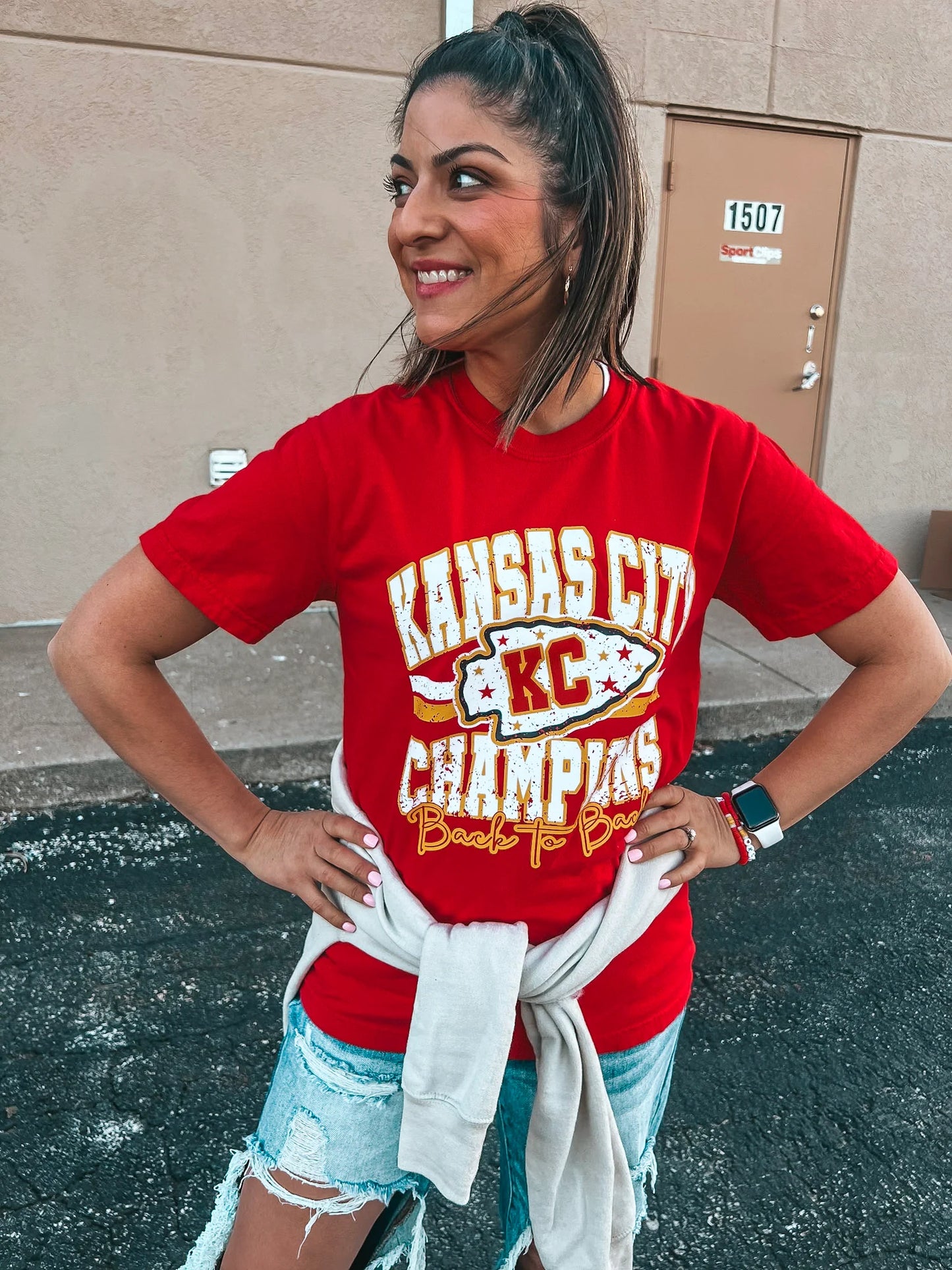 RED KC WORLD CHAMPIONS TEE