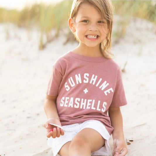 Sunshine + Seashells Toddler and Youth Color Shirt