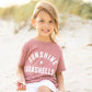 Sunshine + Seashells Toddler and Youth Color Shirt