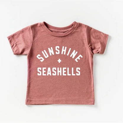 Sunshine + Seashells Toddler and Youth Color Shirt