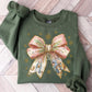 Coquette Nativity Scene Bow Sweatshirt