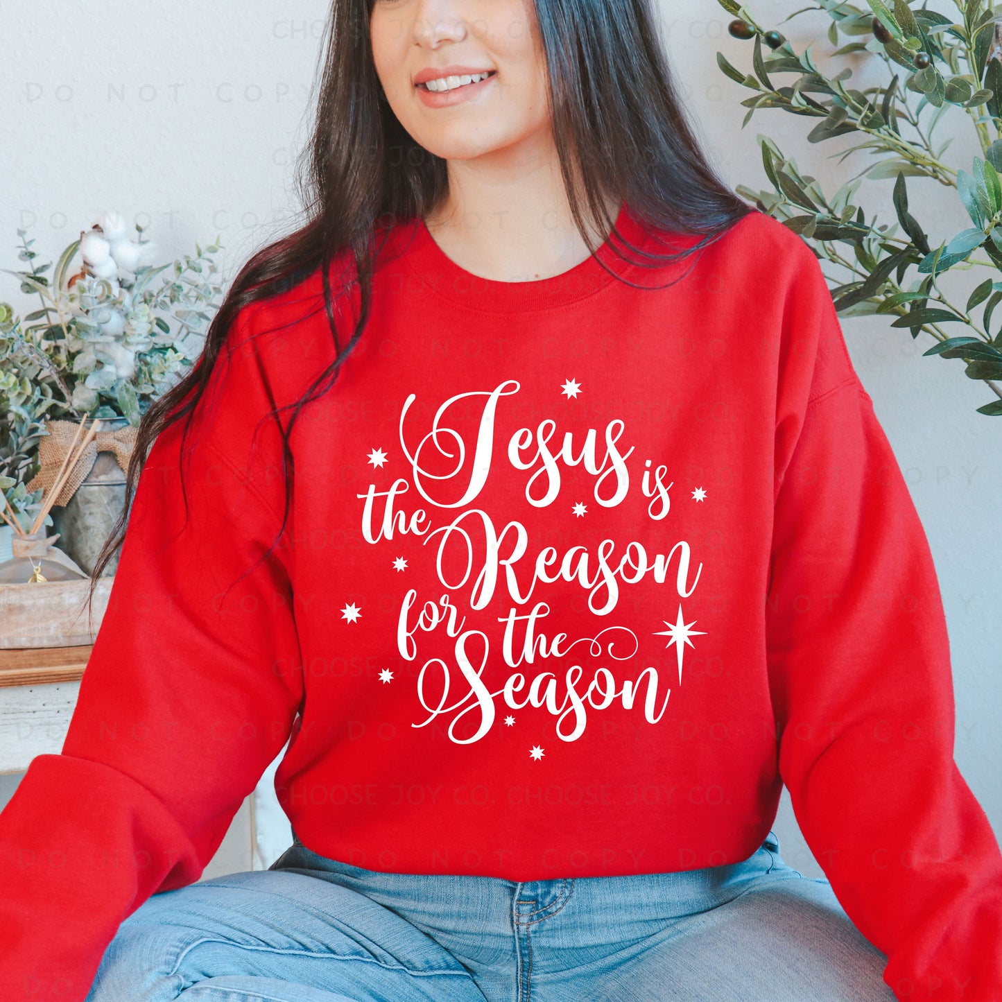 JESUS IS THE REASON SWEATSHIRT