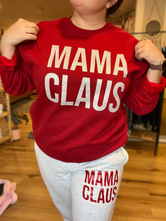 Traditional Mama Claus Crew Jogger Set