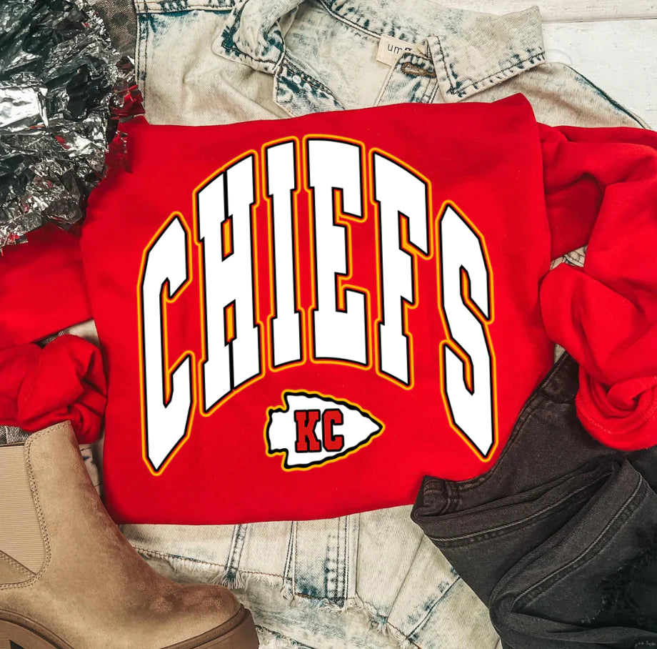 CHIEFS LARGE FONT SWEATSHIRT