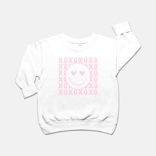 XOXO Heart Eyes Toddler/Kids Sweatshirt