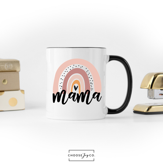 Boho Rainbow Mama Mug