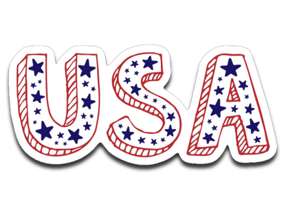 USA Stars & Stripes Decal